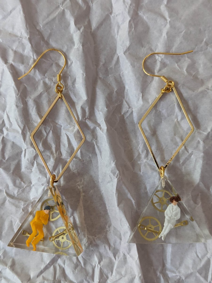 Handgemacht Ohrringe-Time traveller